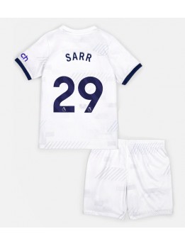 Tottenham Hotspur Pape Matar Sarr #29 Heimtrikotsatz für Kinder 2023-24 Kurzarm (+ Kurze Hosen)